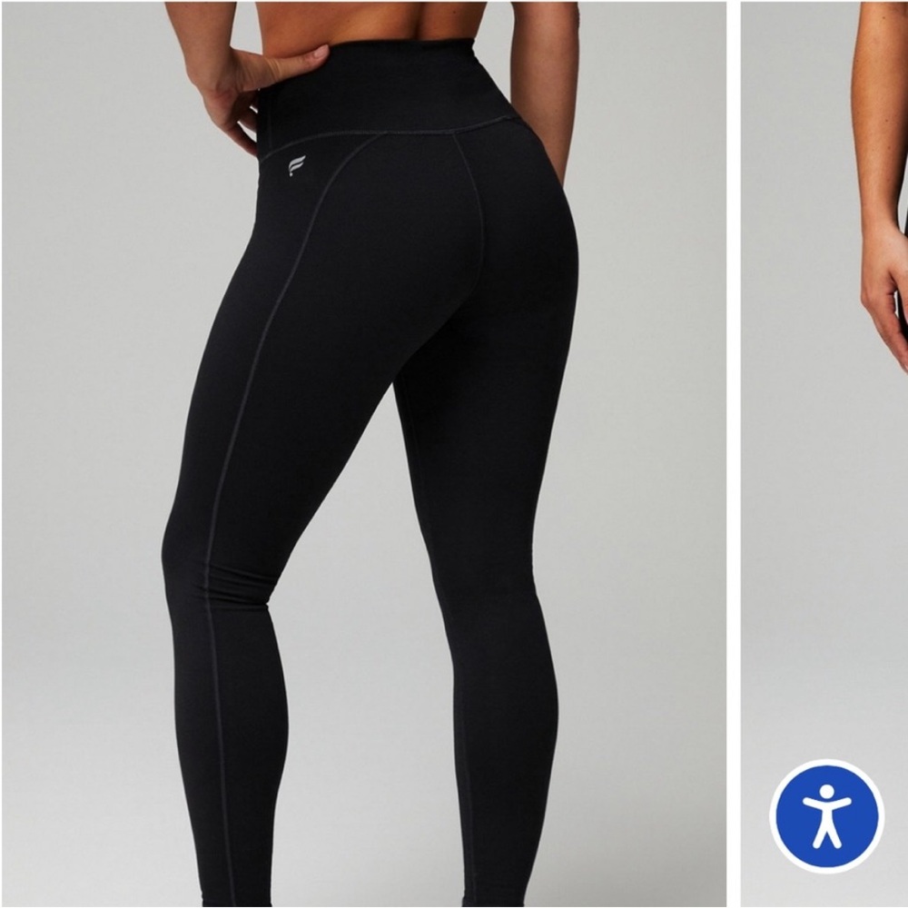Fabletics Powerhold Leggings - Khaki Green